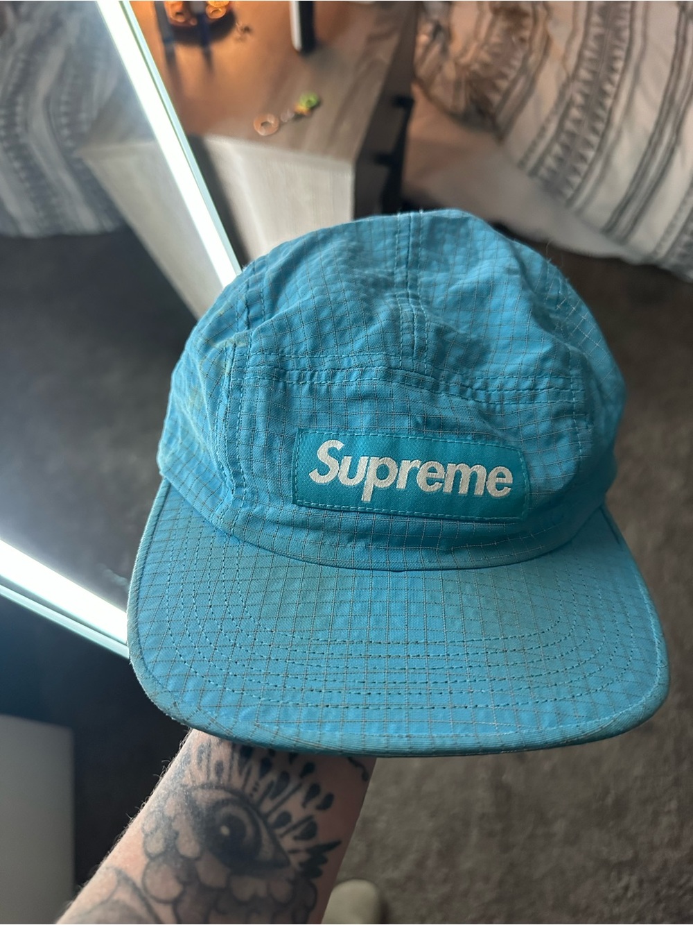 Supreme 3m 5panel camp hat